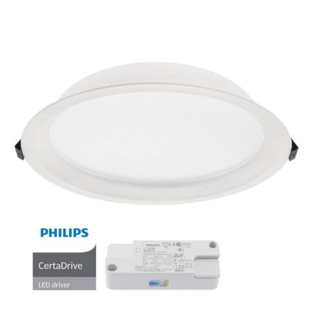 Downlight BOL, 44W,  Certadrive, CCT, CRI>90, UGR17, IP54, 3000-4000-6000K