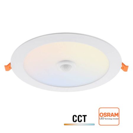 Downlight Led, 24W-22W-20W-18W, Sensor movimiento, 4CCT, 3000-4000-6000K