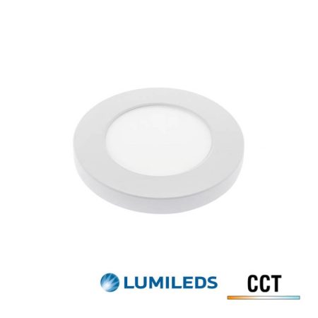 Downlight / Plafón Led BOL, 6W, LUMILED Chip, CCT ajustable, 3000-4000-6000K