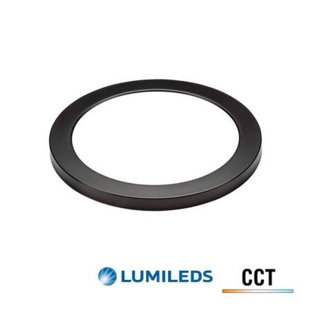Downlight / Plafón Led BOL, 18W, LUMILED Chip, CCT ajustable, negro, 3000-4000-6000K