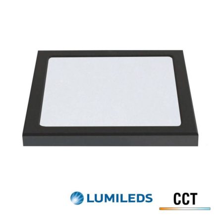 Downlight / Plafón Led KUB, 24W, LUMILED Chip, CCT ajustable, negro, 3000-4000-6000K