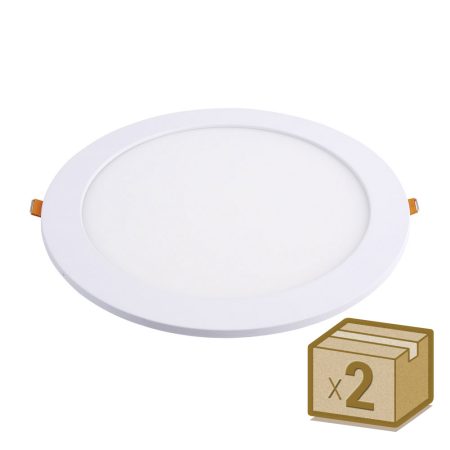 Pack 2 x Downlight Led FROSVIK 18W, Blanco cálido