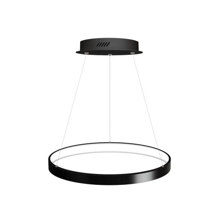 Luminaria superficie o suspendida CYCLE IN, 45W, antracita, Ø40cm, Blanco cálido