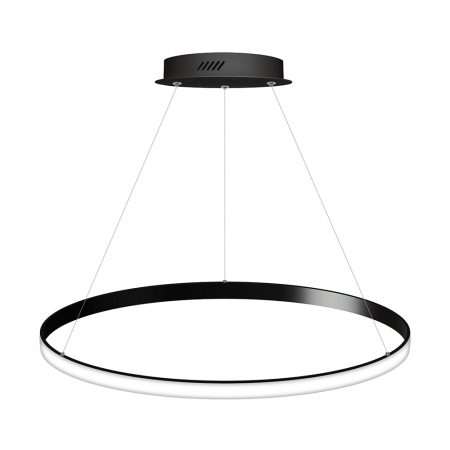 Luminaria superficie o suspendida CYCLE OUT, 66W, antracita, Ø70cm, Blanco cálido