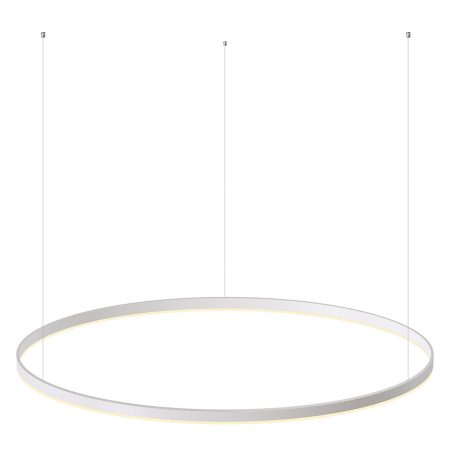 Luminaria superficie o suspendida RING 75W, Ø1200mm, Blanco cálido