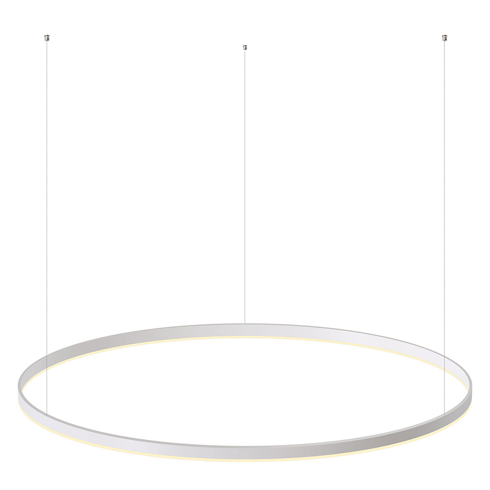 Luminaria superficie o suspendida RING 75W, Ø1200mm, Blanco cálido