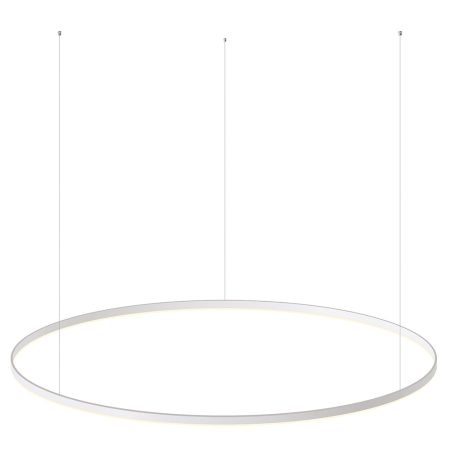 Luminaria superficie o suspendida RING 95W, Ø1500mm, Blanco cálido