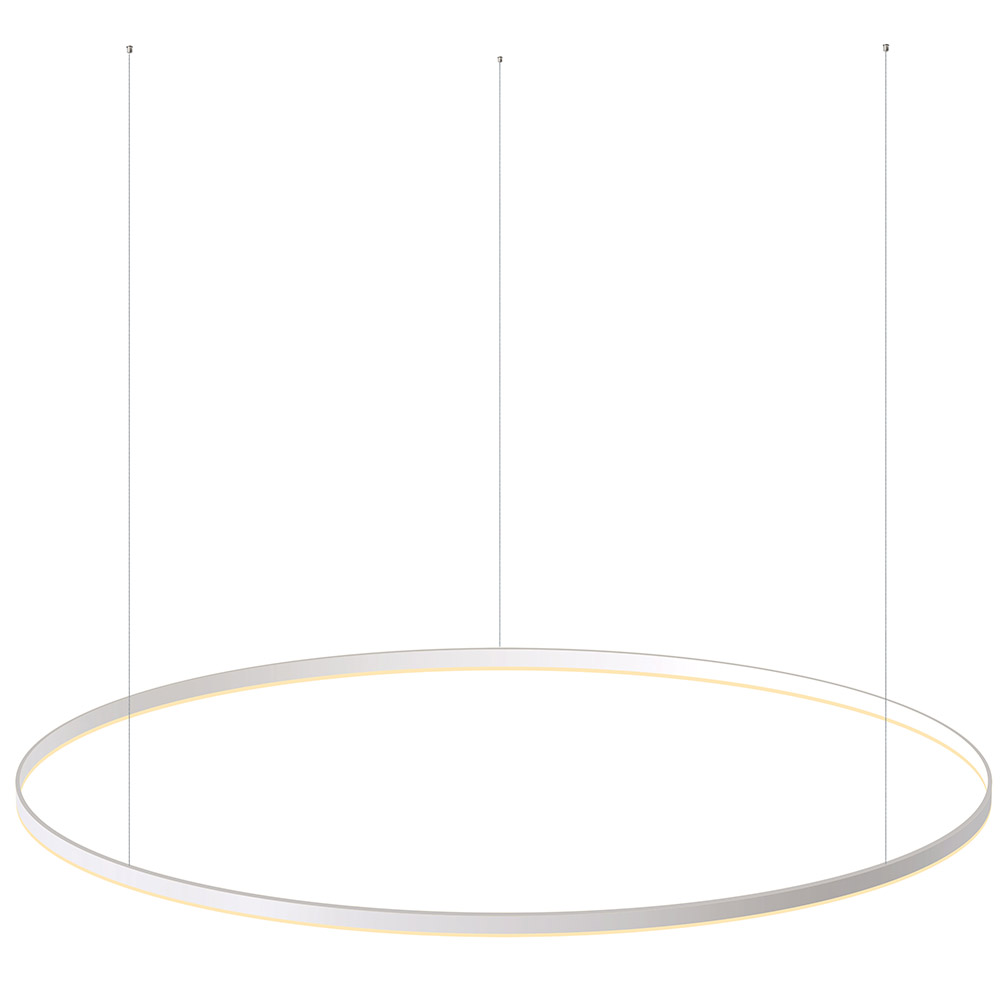 Luminaria superficie o suspendida RING 115W, Ø1800mm, Blanco neutro