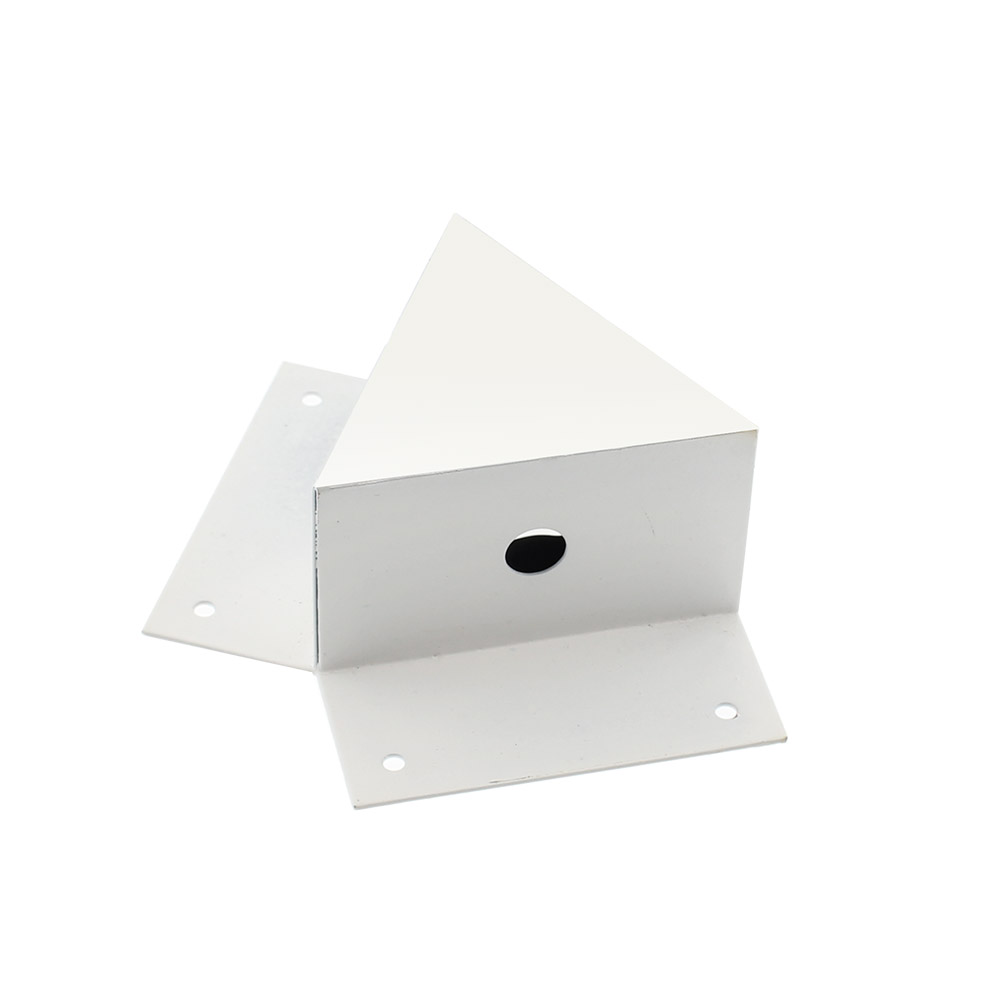 Unión doble 120° blanca para luminaria lineal MOD