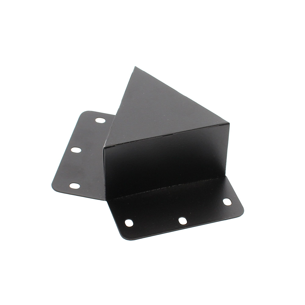 Unión doble 120° negra para luminaria lieal MOD
