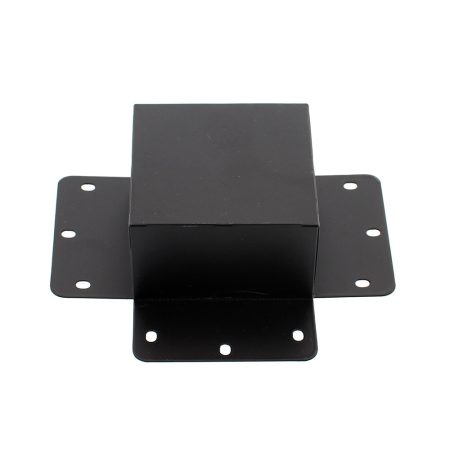 Unión cuadrado 90° negra para luminaria lineal MOD