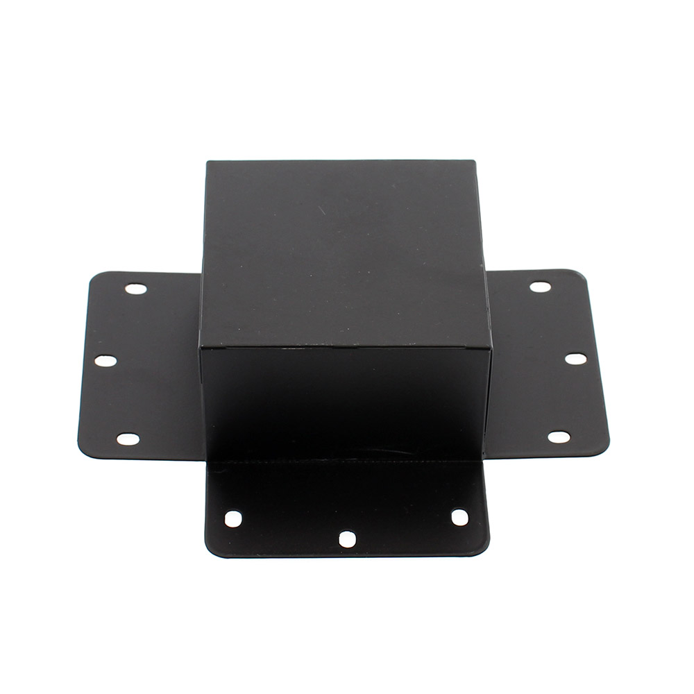 Unión cuadrado 90° negra para luminaria lineal MOD