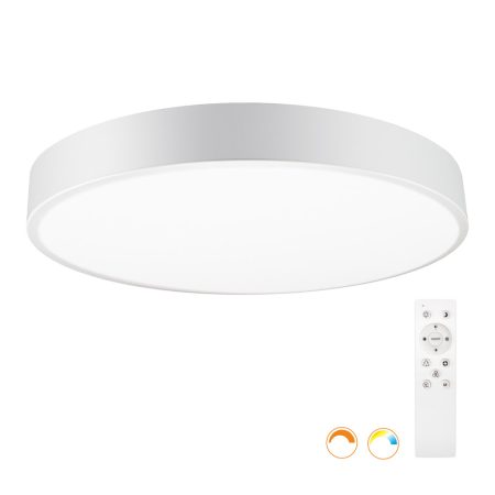 Kramfor BIG Plafón, 50W, Ø60cm, CCT, blanco, Blanco dual, regulable