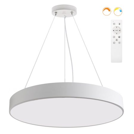 Kramfor BIG Suspend, 50W, Ø60cm, CCT, blanco, Blanco dual, regulable