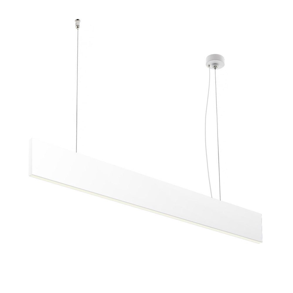 Lámpara colgante PHANTER, 35W, 100cm, blanco, Blanco frío
