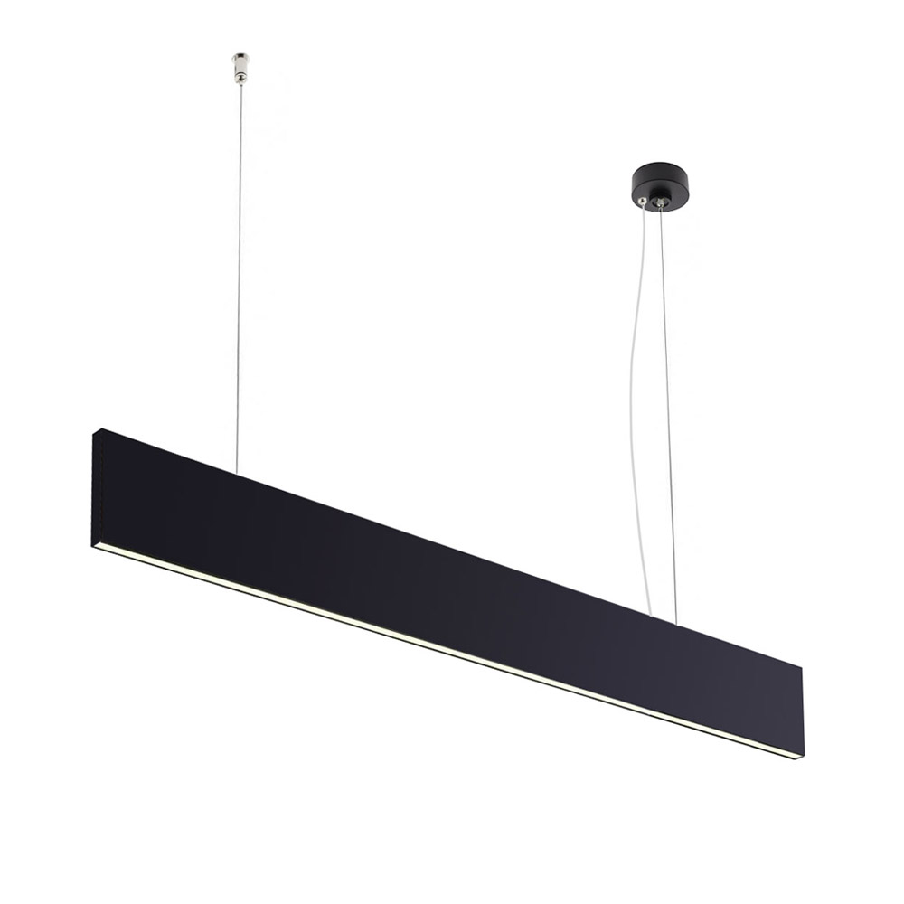 Lámpara colgante PHANTER, 35W, 100cm, negro, Blanco neutro