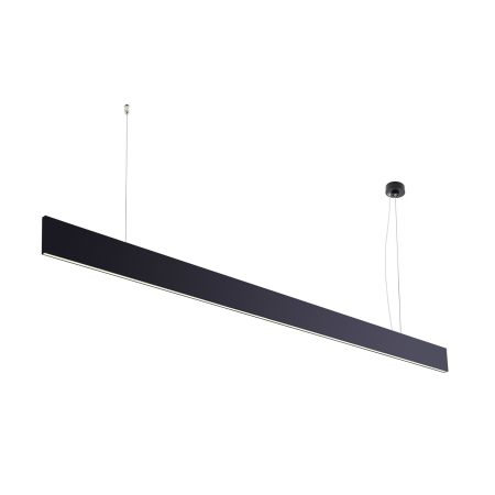 Lámpara colgante PHANTER, 70W, 200cm, negro, Blanco cálido