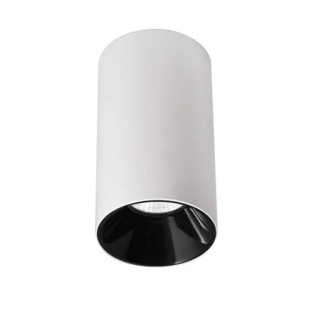 BOX Housing GU10, Aplique techo blanco/negro cromo