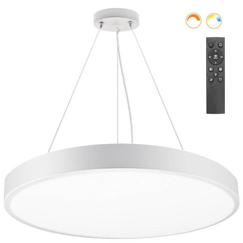 Kramfor BIG Suspend, 70W, Ø80cm, CCT, blanco, Blanco dual, regulable
