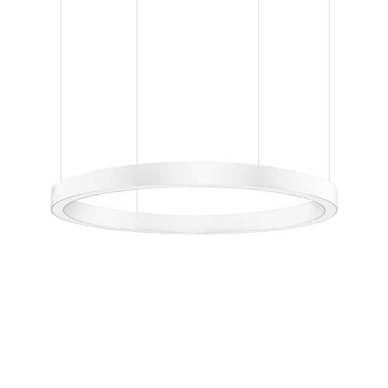 Luminaria superficie o suspendida MOON, 120W, Ø1000mm, blanco, Blanco neutro