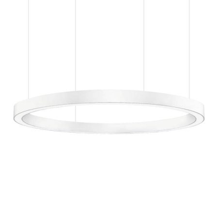 Luminaria superficie o suspendida MOON, 140W, Ø1200mm, blanco, Blanco cálido