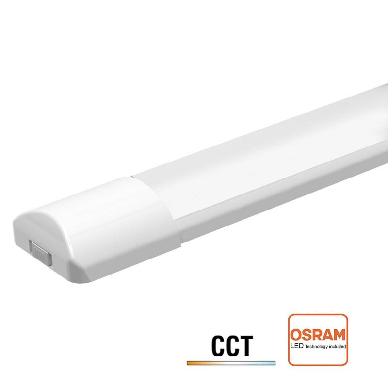 Luminaria Led de superficie SNOKE PRO, 18W, 60cm, 3000-4000-6000K