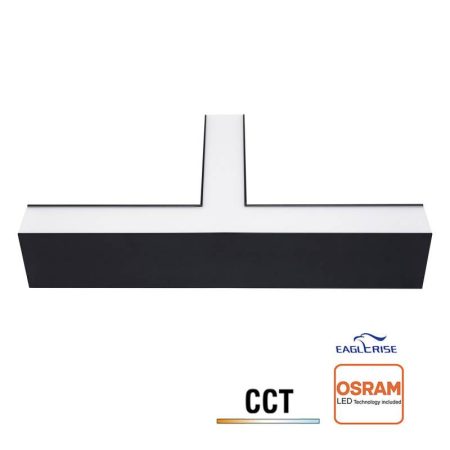 Conector T NEXO, 18W, 3CCT, negro, 3000-4000-6000K