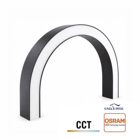 Conector NEXO, Curva de 180º D560, 30W, 3CCT, negro, 3000-4000-6000K