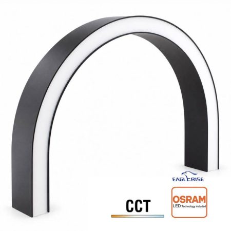 Conector NEXO, Curva de 180º D1060, 56W, 3CCT, negro, 3000-4000-6000K