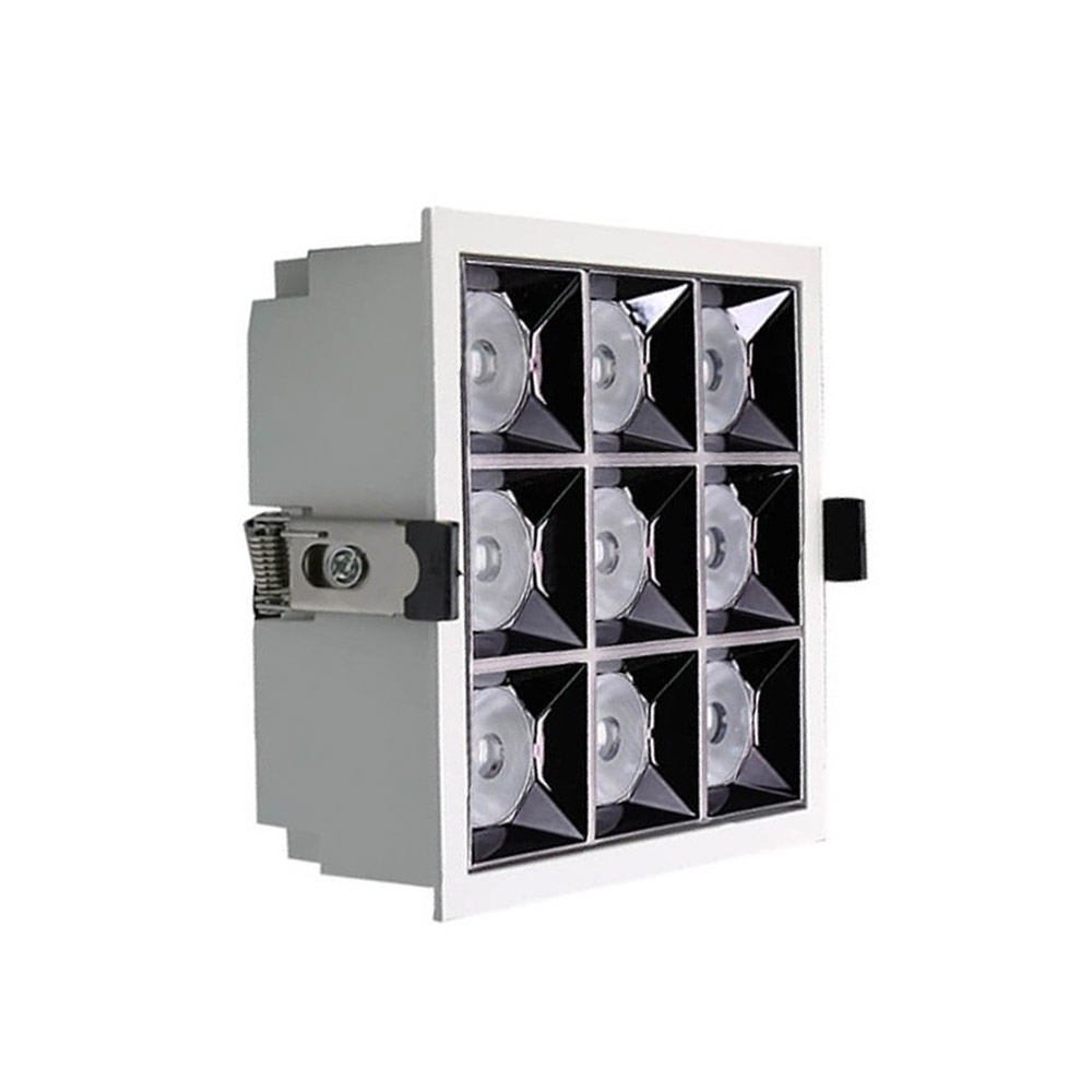 Spot LED BYTE Chip OSRAM, 40W, 24°, UGR17, Blanco cálido