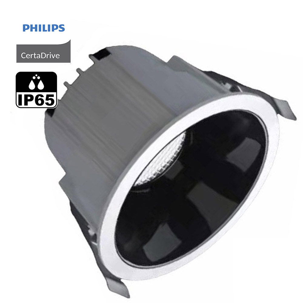 Downlight Led KOB Bridgelux, Driver Certadrive , 40W, CCT, IP65, 3000-4000-6000K