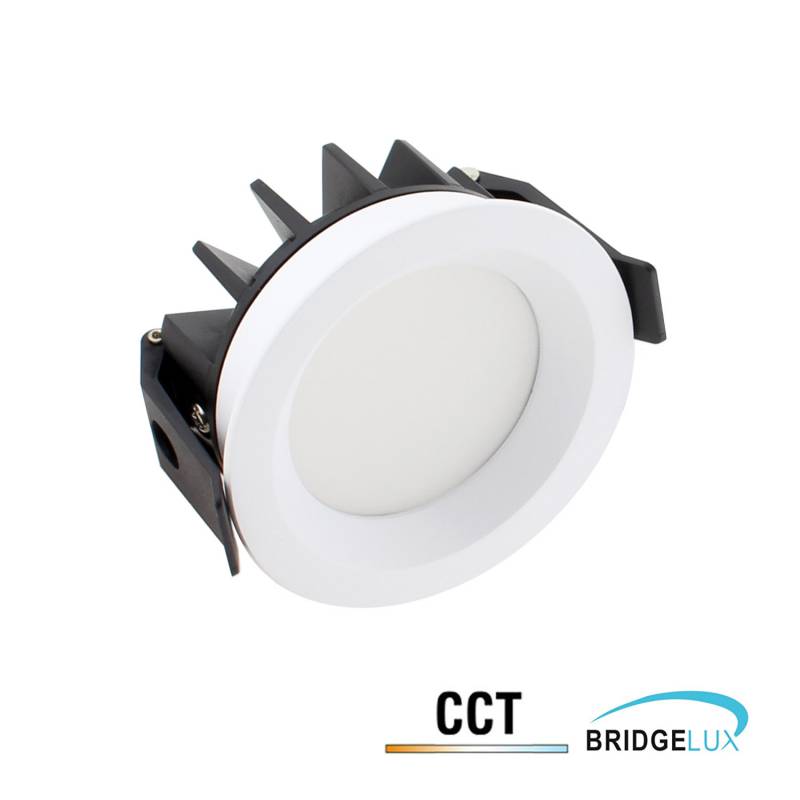 Downlight Led LUCERNA BRIDGELUX Chip, 12W, UGR 19, 100º, 3CCT, blanco, 3000-4000-6000K