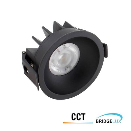 Downlight Led LUCERNA BRIDGELUX Chip, 12W, UGR 19, 36º, 3CCT, negro, 3000-4000-6000K