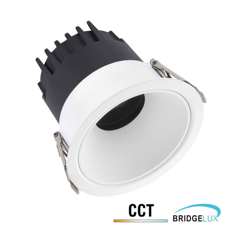 Downlight Led FRESER BRIDGELUX Chip, 10W, UGR 19, 36º, 3CCT, blanco, 3000-4000-6000K