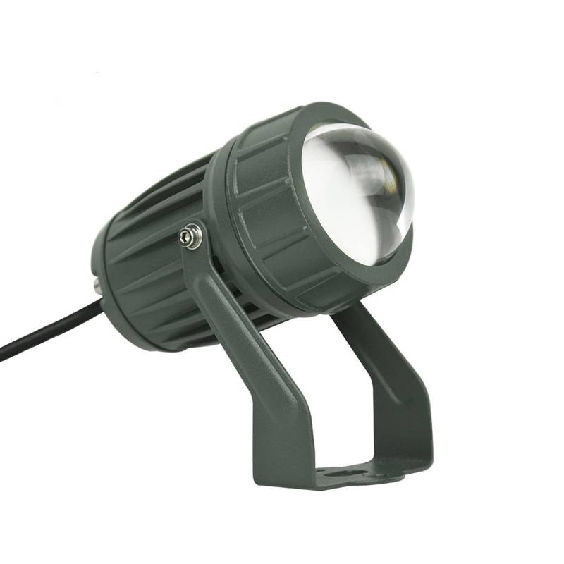 Foco de largo alcance, 10W, 15º, 3000K, Blanco cálido