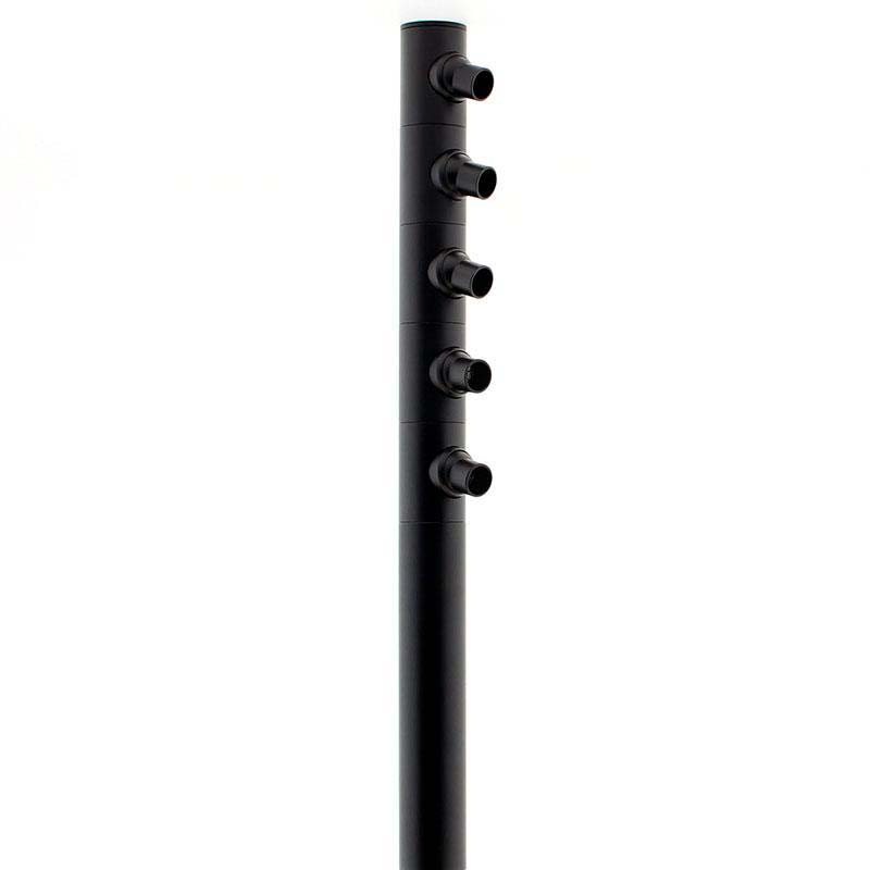 Barra Lineal VITRALUX CREE, 5x1W, Negro, Blanco frío