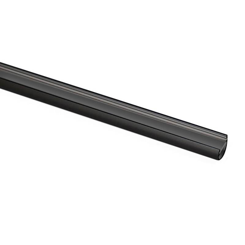 VITRA-S Perfil Aluminio 1m, negro