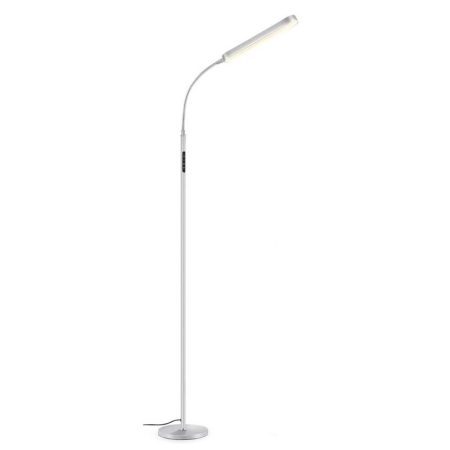 Lámpara de pie OUTON, 12W, CCT, Regulable, Nickel, 3000-4000-6000K