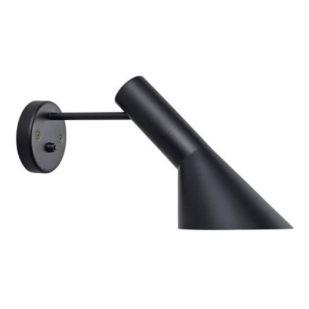 Lámpara Jacobsen de pared, réplica, Negro