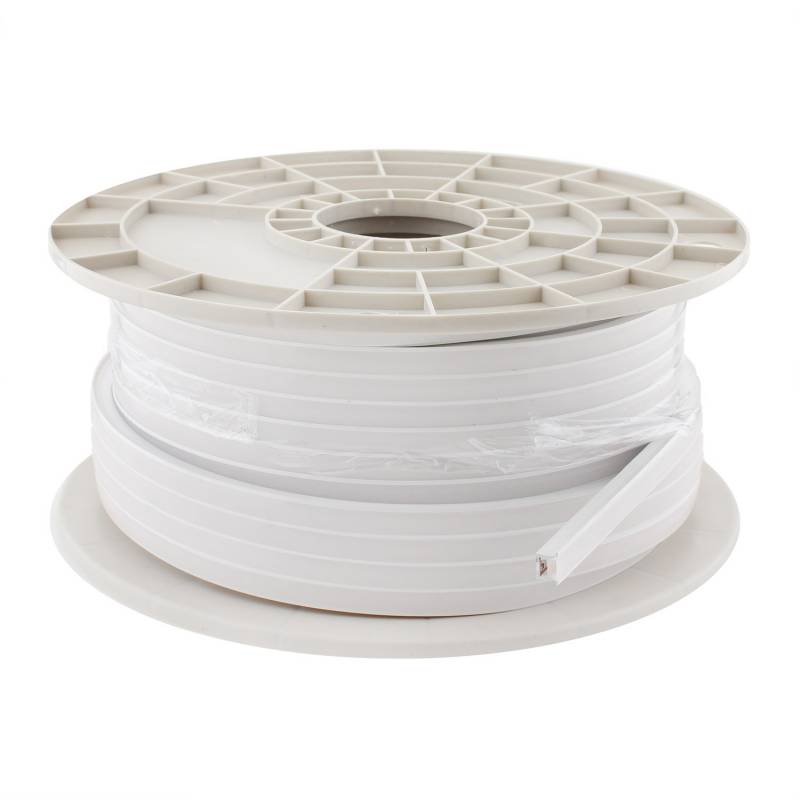 NEON Flex LED LUX COB 10x10mm, DC24V, 8,5W/m, carrete 50 metros, IP67, Corte Libre, Blanco frío