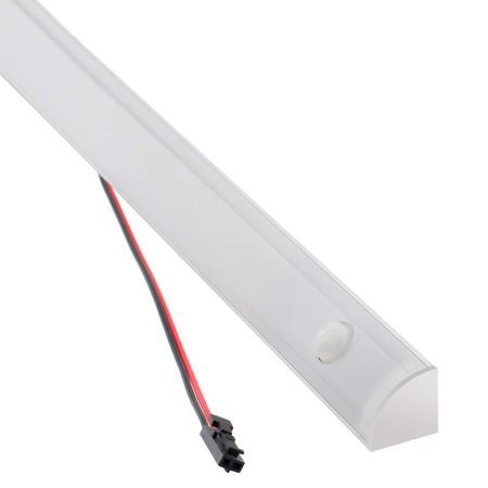 Barra lineal LED KORK con sensor PIR 24W, DC12V, 121cm, Blanco cálido
