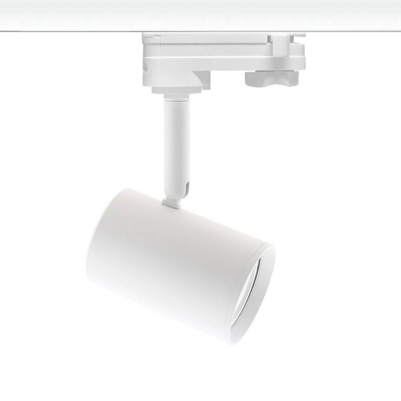 Foco carril LED RAIL COOK, 7W, blanco, trifásico, Blanco frío