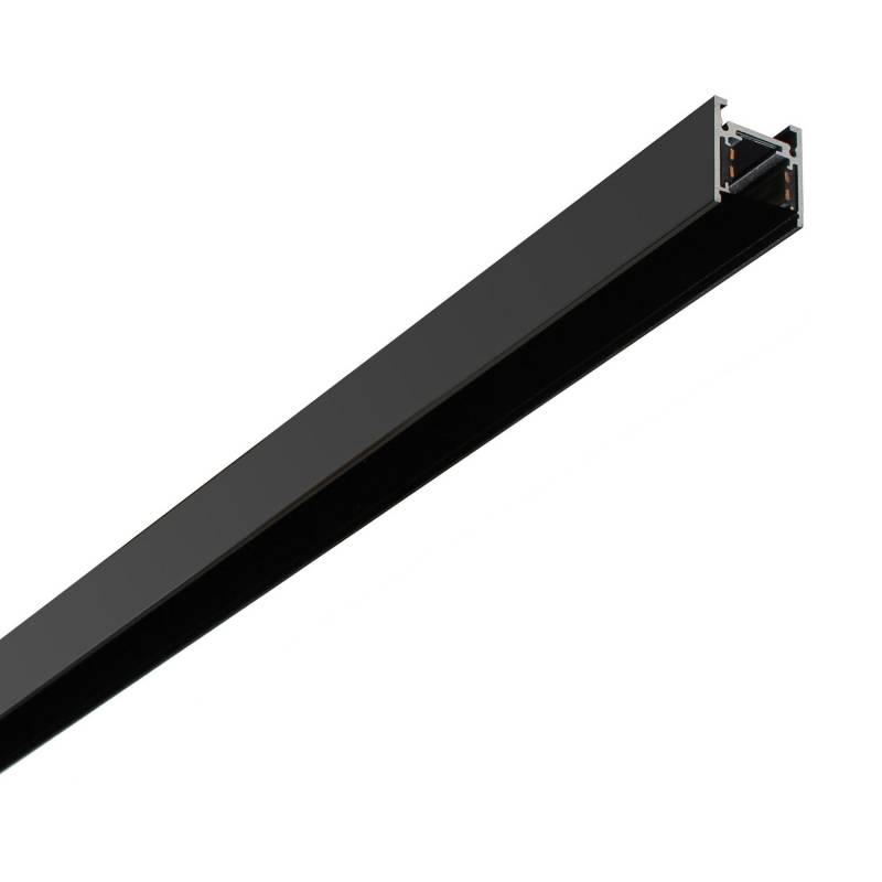 MAGNETIC TRACK 16mm Ultra Thin superficie Carril negro 1m