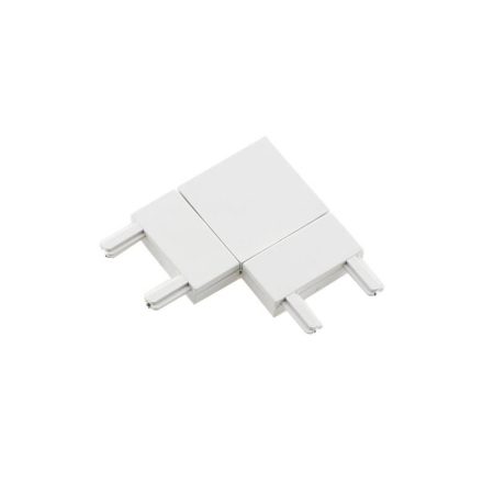 Conector L Carril SLIM 48V, blanco