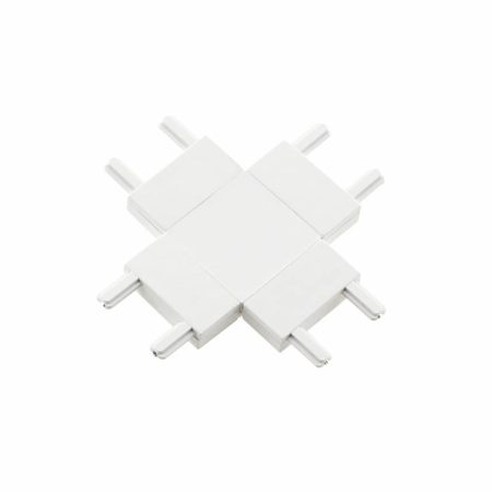 Conector X Carril SLIM 48V, blanco