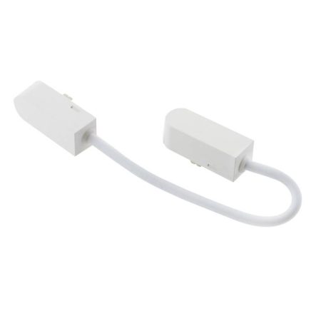 Conector doble 300mm Carril SLIM 48V, blanco