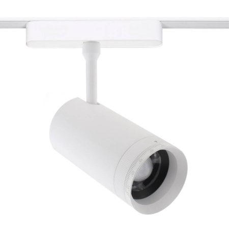 Foco carril SPOT SLIM 48V, 18W, 10-55º ajustable, blanco, Blanco cálido