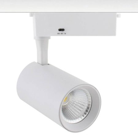 Foco carril Monofásico IOS Bridgelux, 30W, blanco, 48º, CCT, 3000-4000-6000K