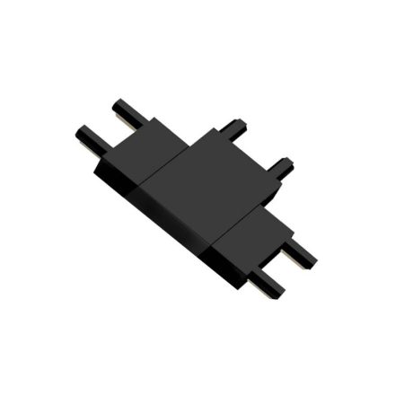 Conector T Carril SLIM 48V, negro