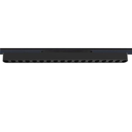 Foco carril SNOW SLIM 378mm 48V, 18W, 24º, UGR16, negro, Blanco cálido